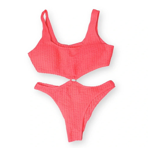 Cider Neon Pink One Piece Swimsuit - Picture 1 of 6